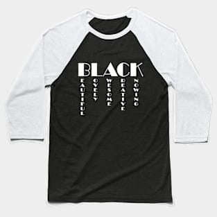 BLACK Baseball T-Shirt